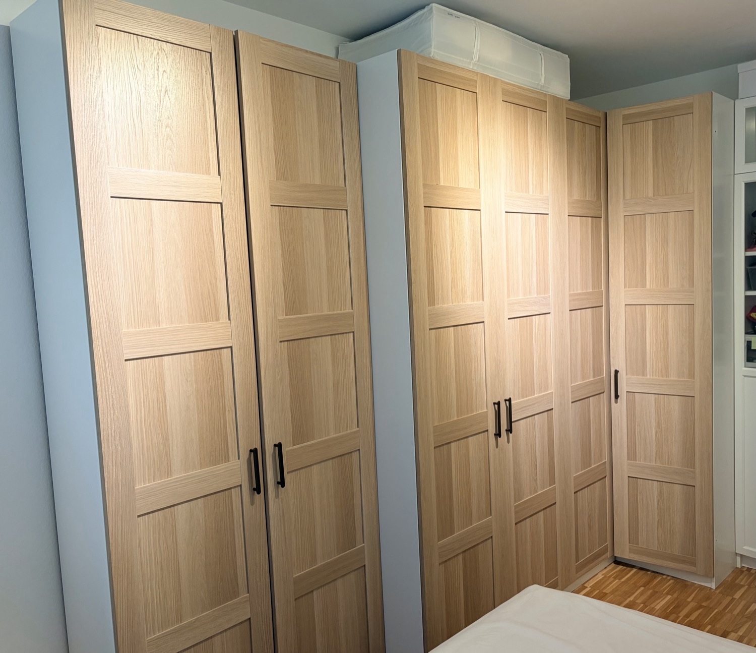 PAX wardrobes front view
