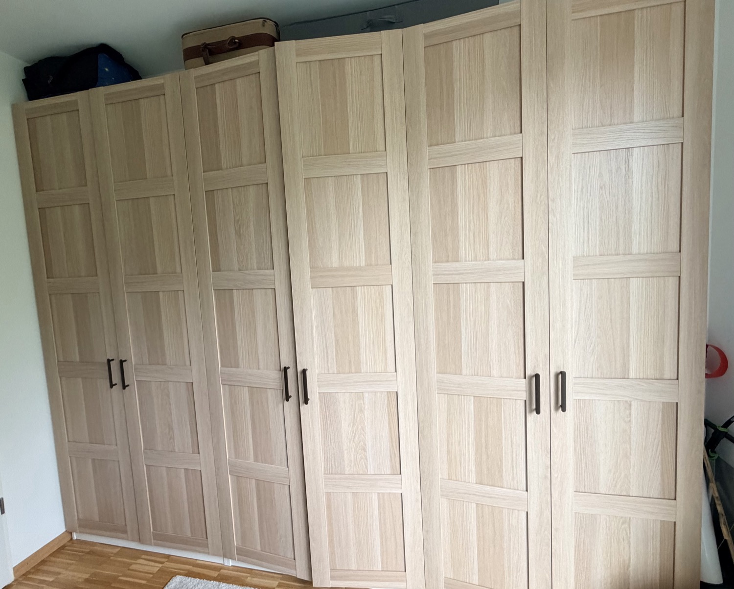 PAX wardrobes wide view