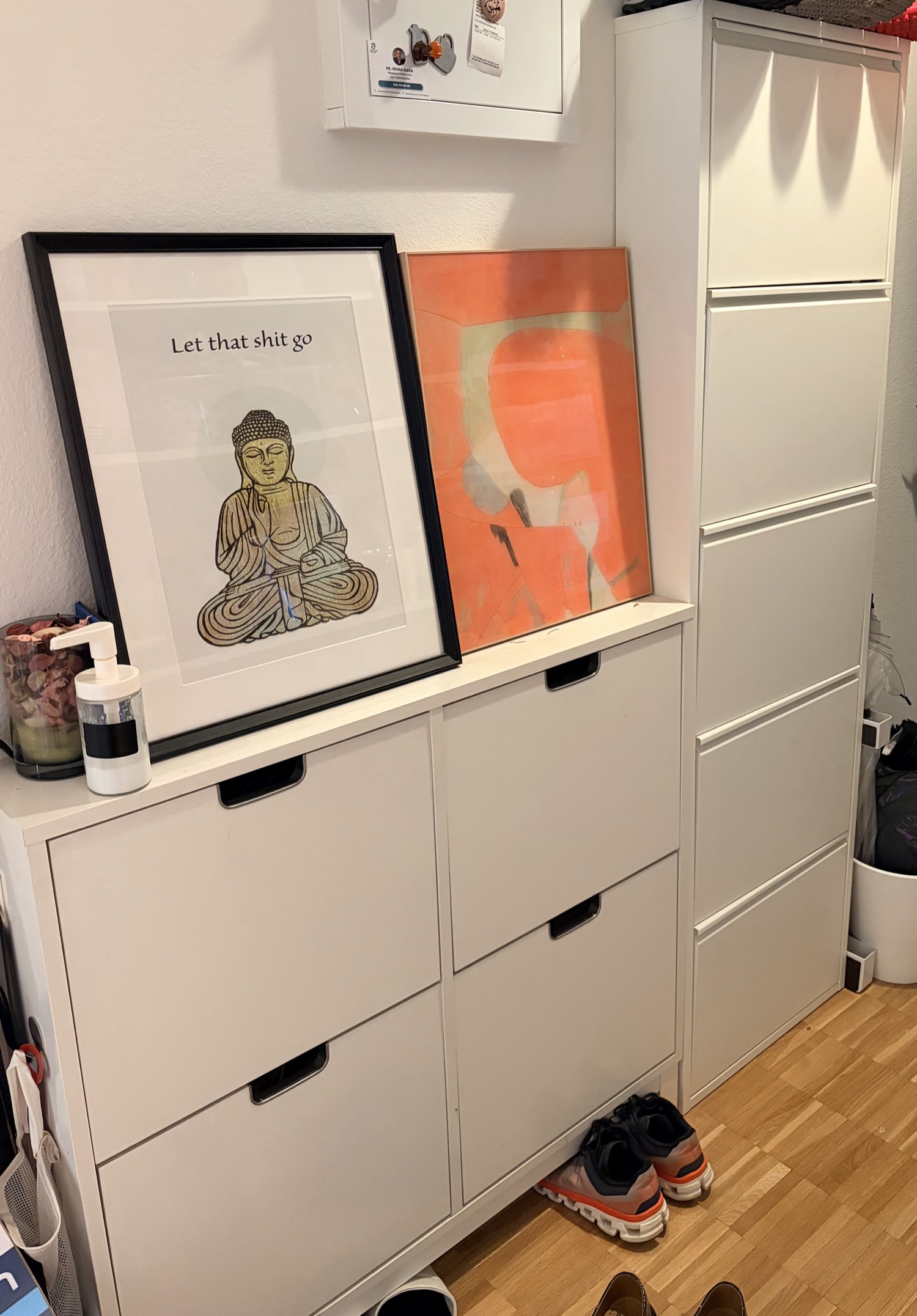 Shoe storage rack